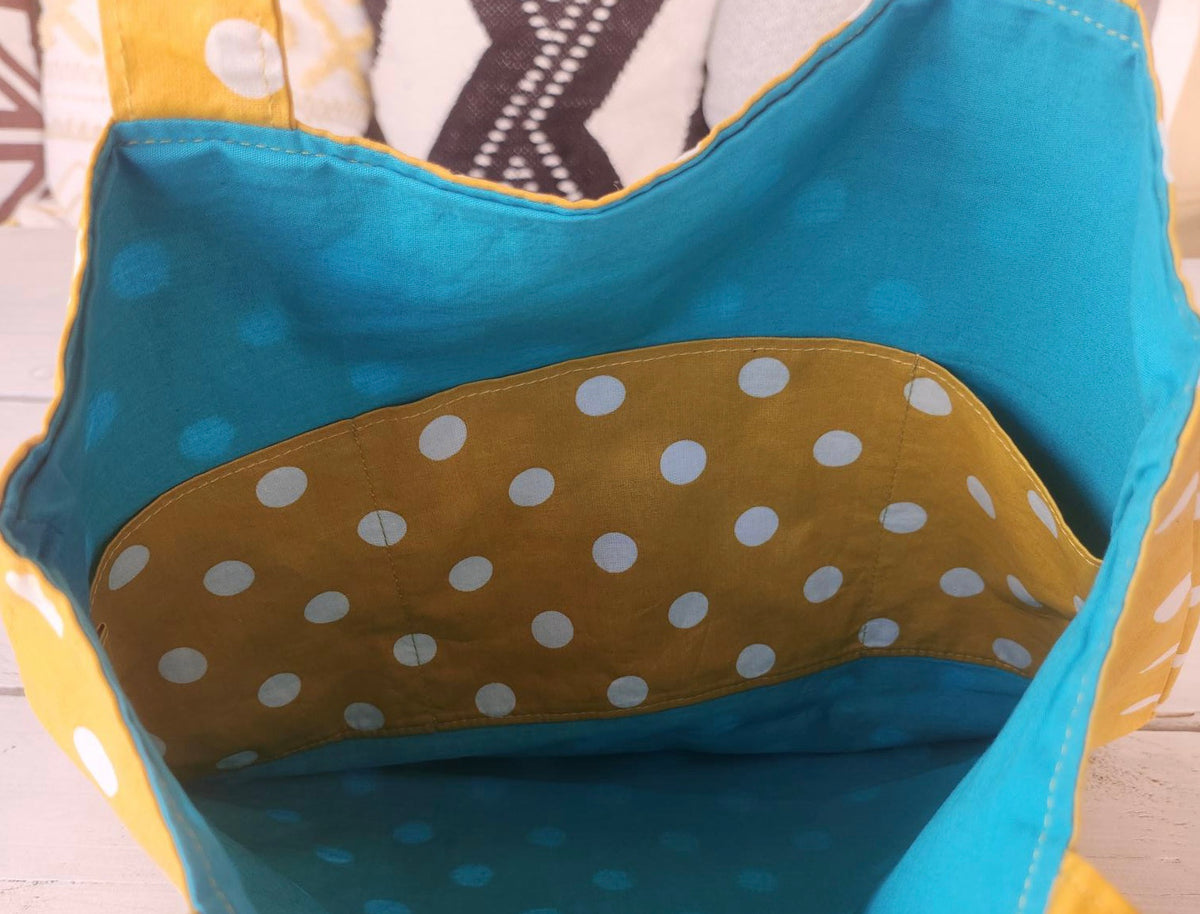 Sacs tote-bags doublés avec poches