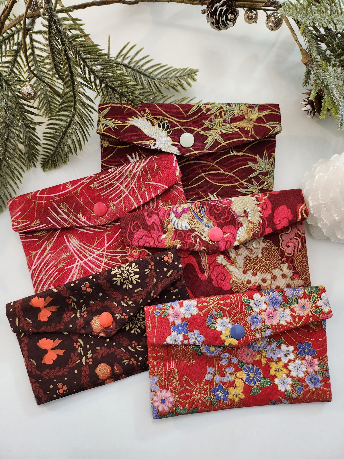 Petites pochettes " style japonais"