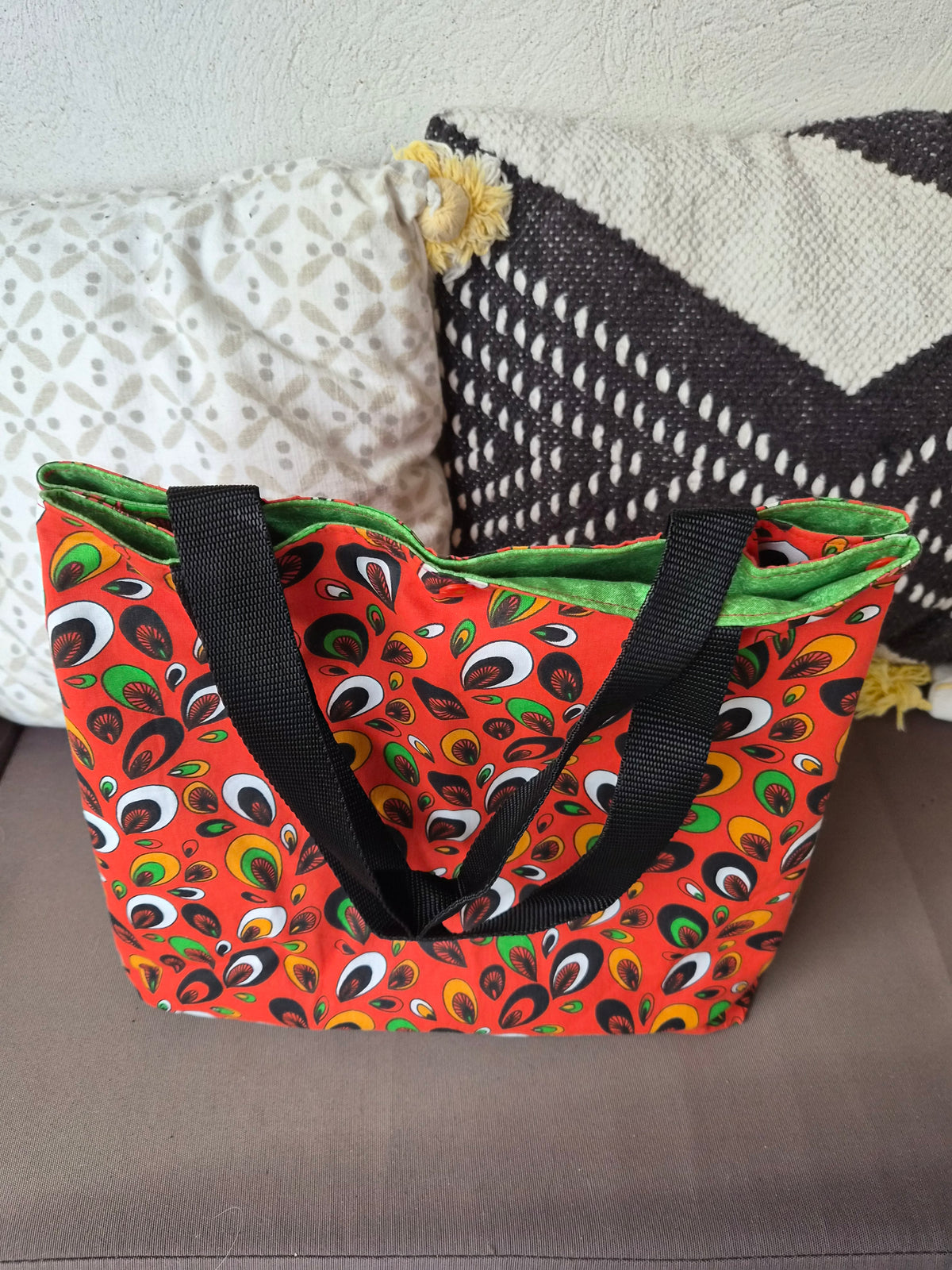Grands sacs "cabas" réversibles