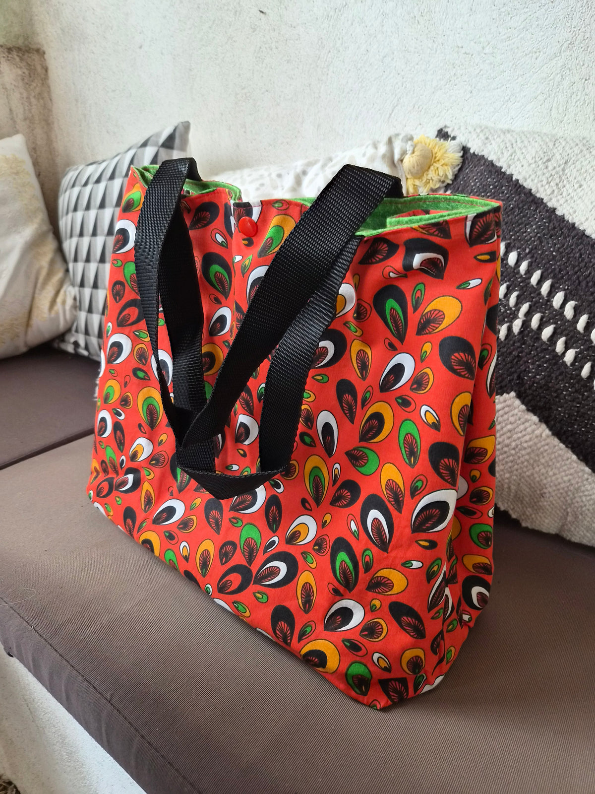 Grands sacs "cabas" réversibles