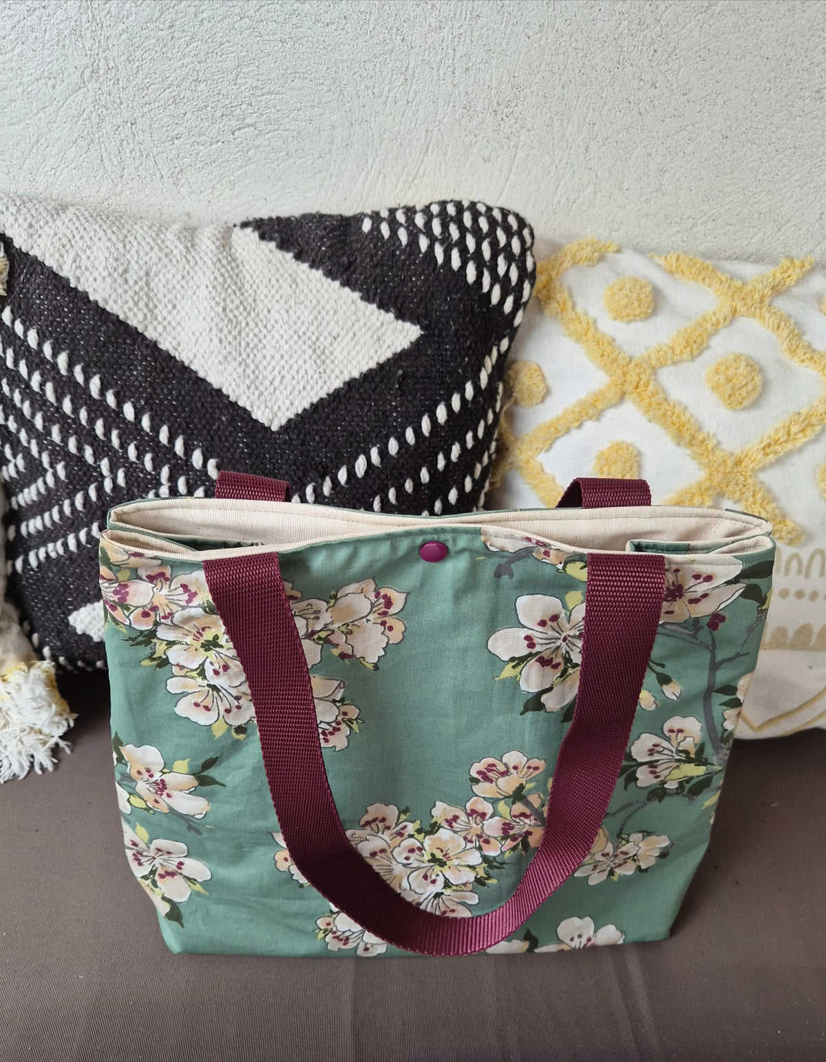 Grands sacs "cabas" réversibles
