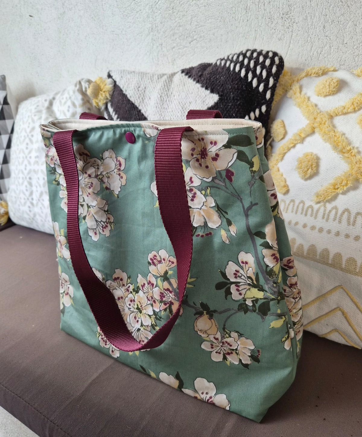 Grands sacs "cabas" réversibles