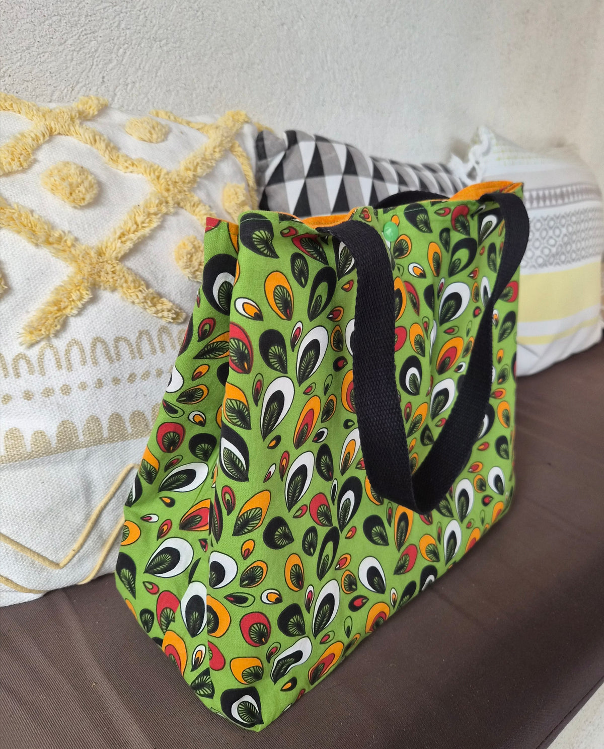 Grands sacs "cabas" réversibles