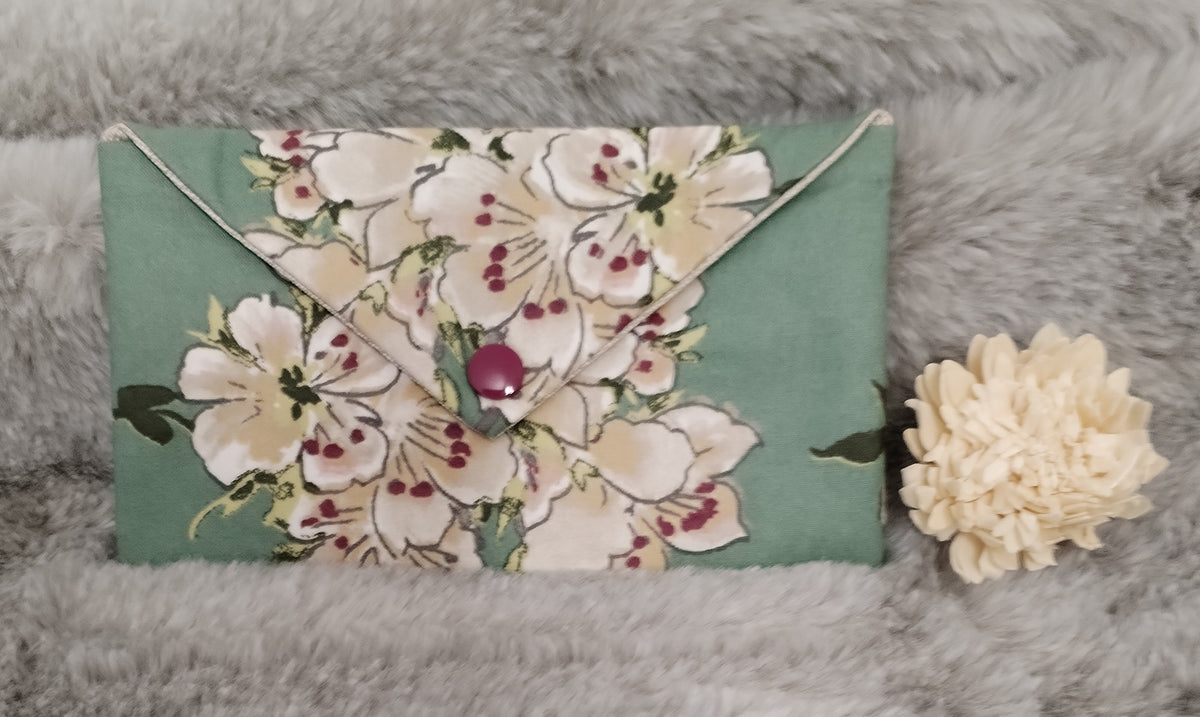 Petites pochettes tissu forme enveloppe
