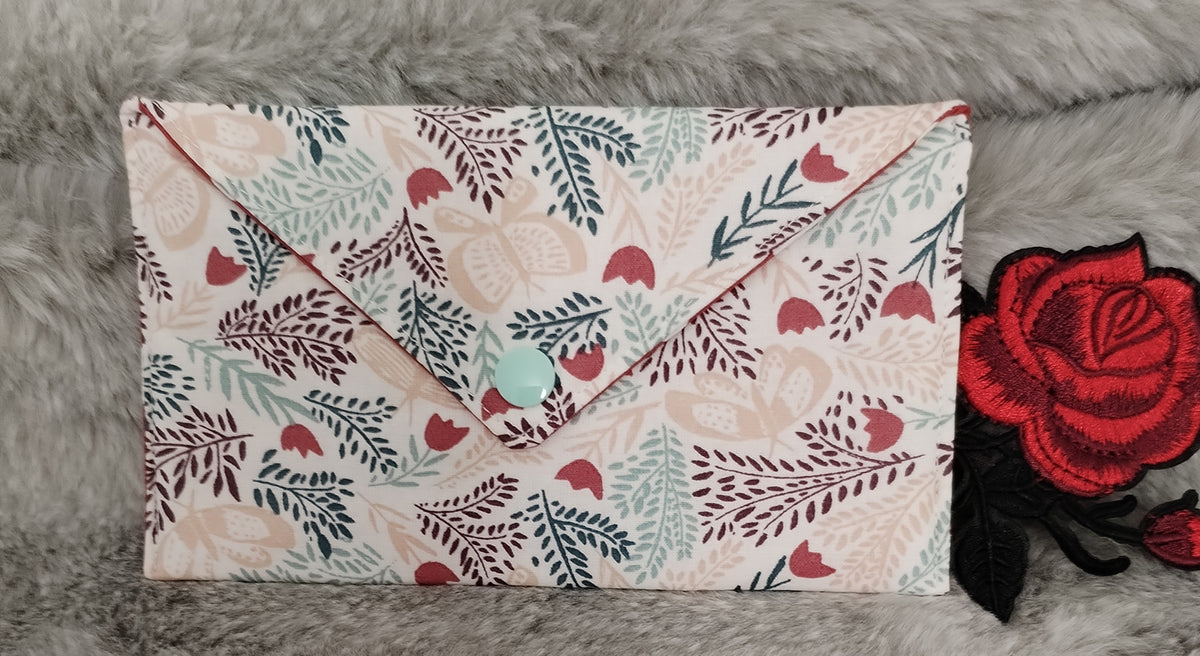 Petites pochettes tissu forme enveloppe