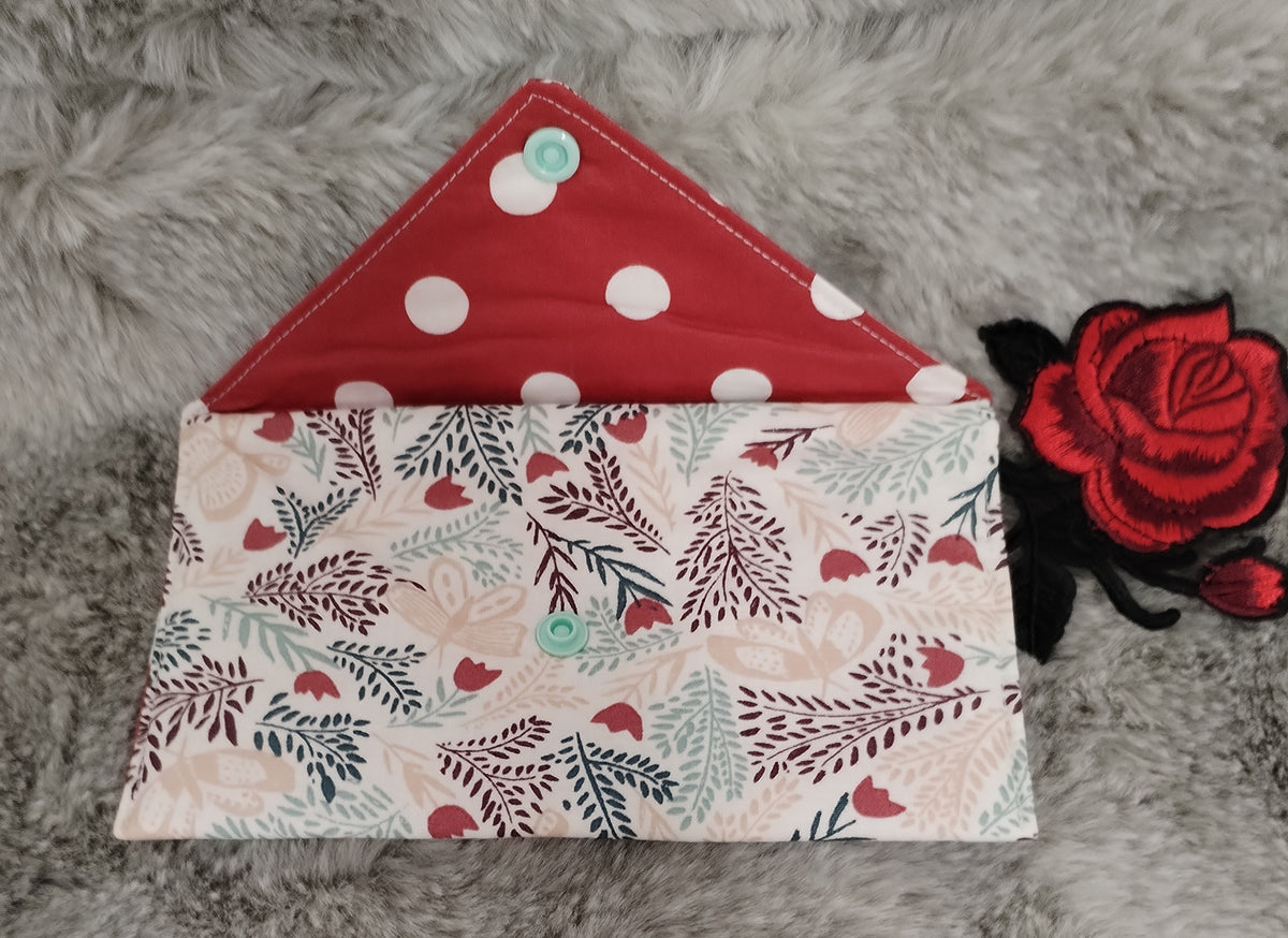 Petites pochettes tissu forme enveloppe