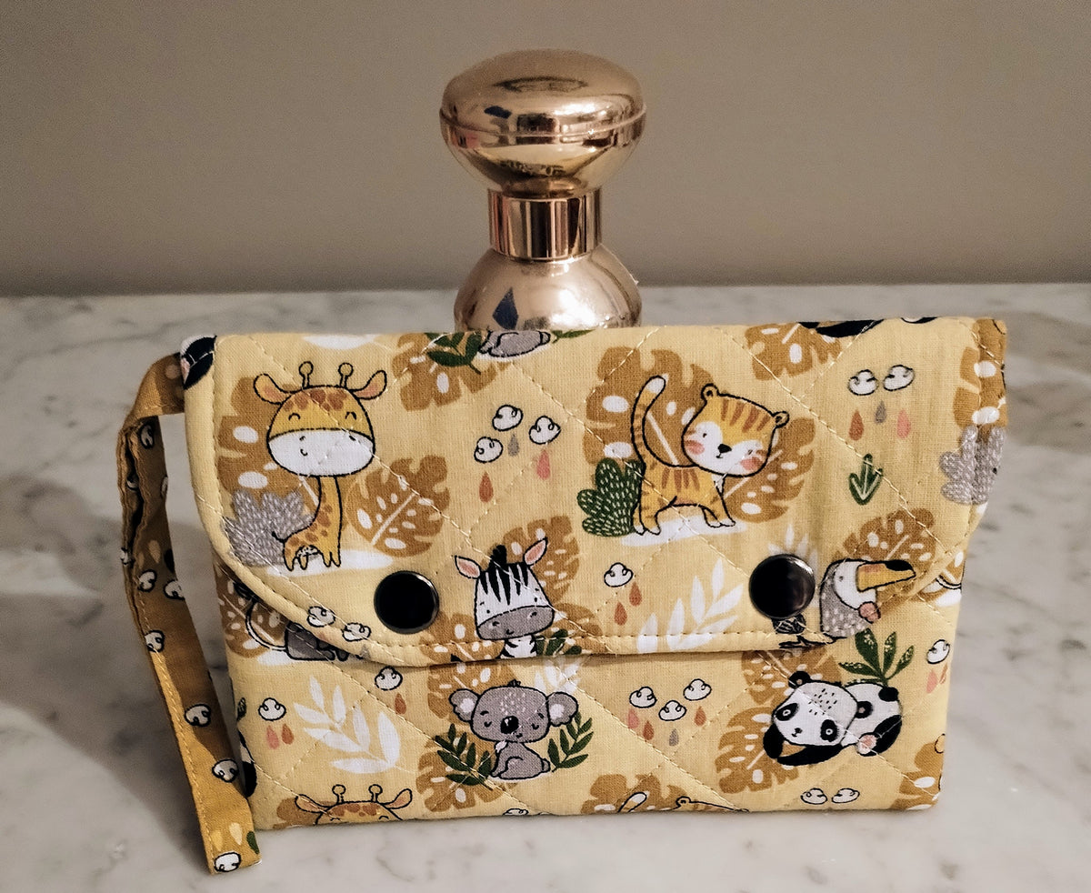 Petites pochettes tissu avec dragonne
