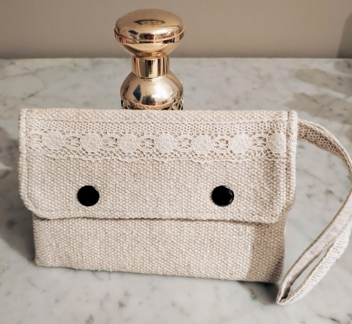 Petites pochettes tissu avec dragonne