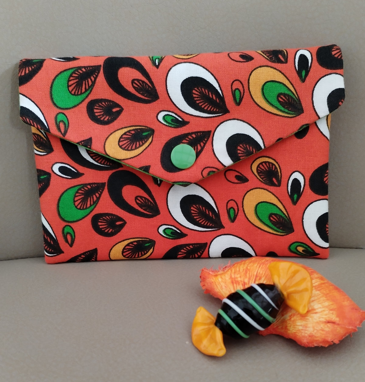 Pochette "portefeuille" double compartiment