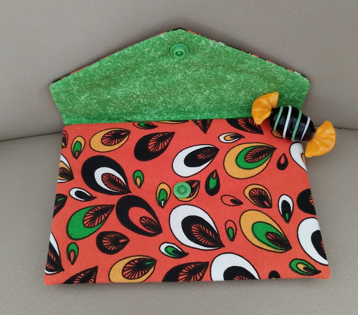 Pochette "portefeuille" double compartiment
