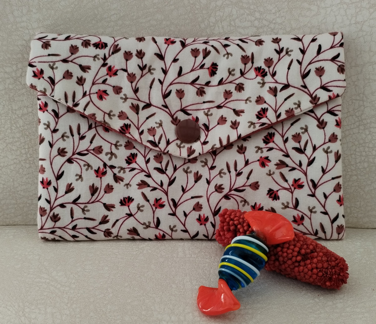 Pochette "portefeuille" double compartiment