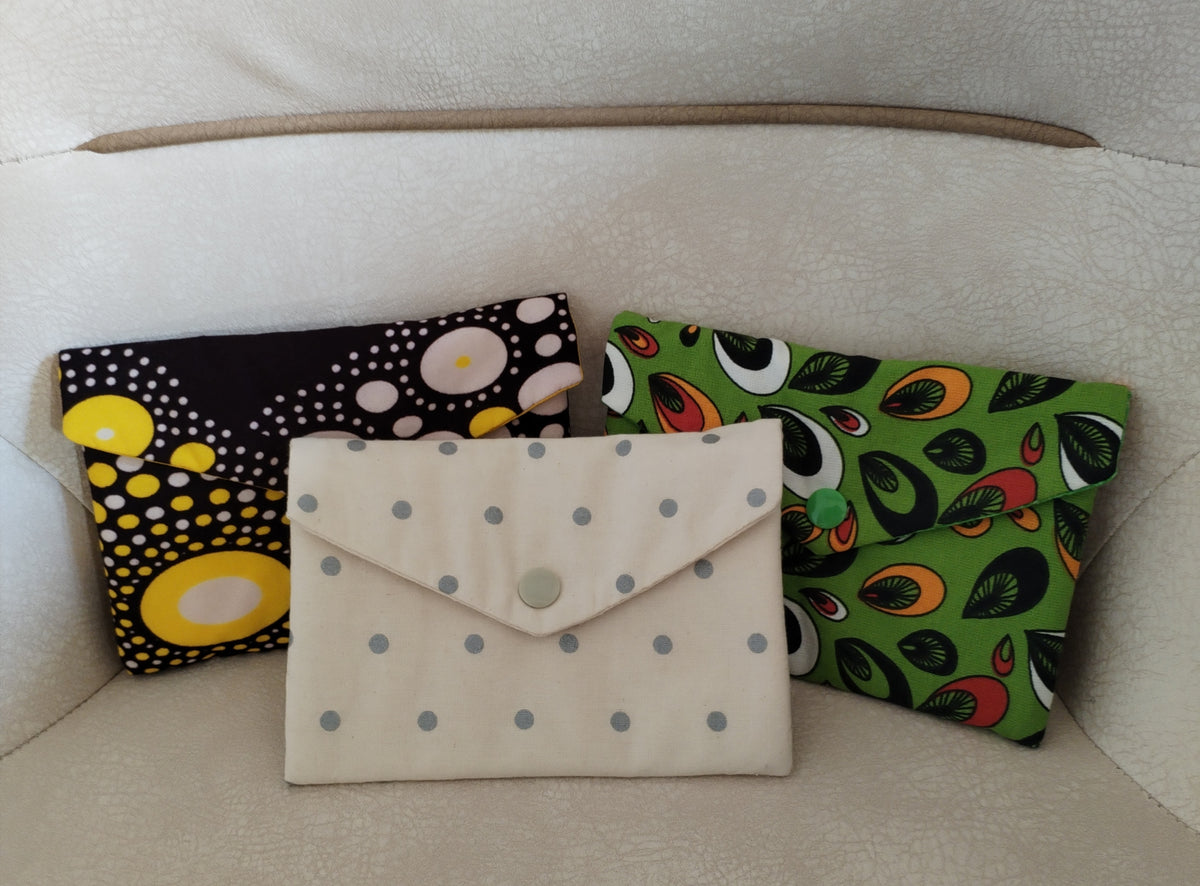 Pochette "portefeuille" double compartiment